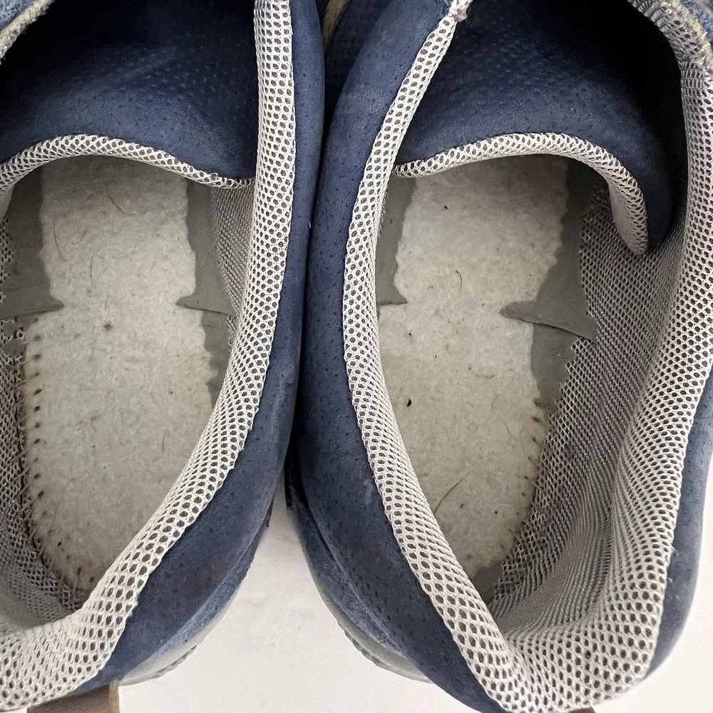 Hotter Leanne Suede Leather Blue Comfort Concept Womens Walking Shoes | Size 9